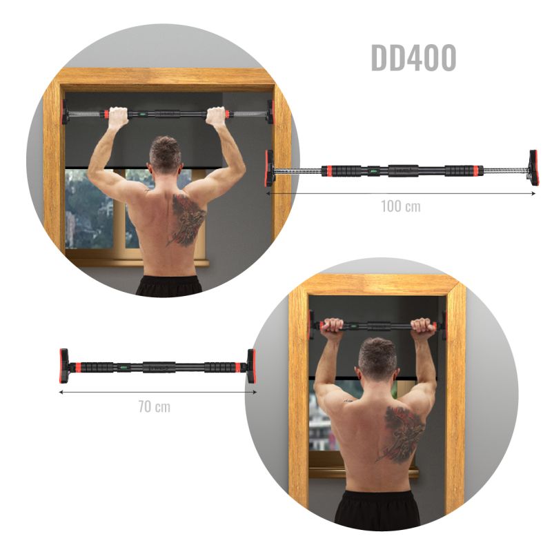 HMS DD400 pull-up bar with spirit level, width 70-106 cm póló 17-45-035