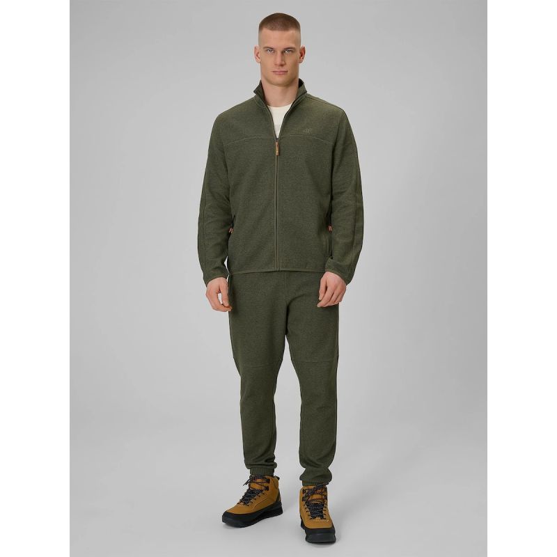 Men's regular sweatshirt without hood 4F 4FRAW25TSWSM2568-43M kapucnis pulóver