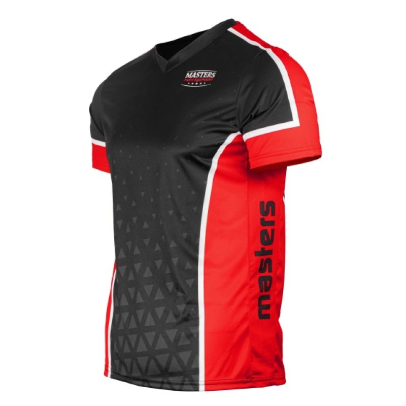 MASTERS FIGHT EQUIPMENT V-neck point-fighting MASTERS "COMBAT" (WAKO APPROVED) póló 04333-M