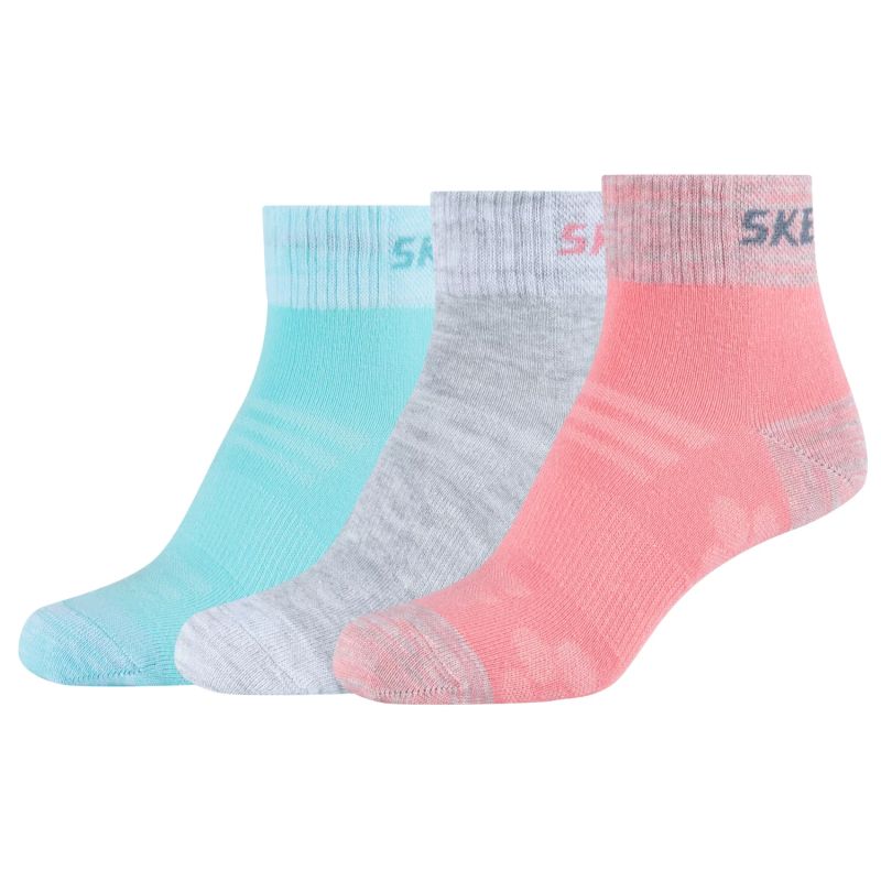 Skechers 3PPK Wm Mesh Ventilation Quarter Socks SK42022-3060 Multicolored 31-34 General