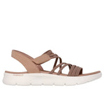 Skechers Women's GO WALK FLEX SANDAL EMMA 141473 TAN
