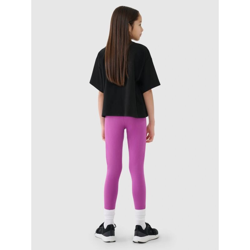 Girls' knitted 4F 4FJWMM00TTIGF178-51S leggings