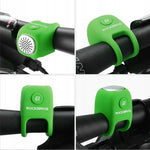 Rockbros electronic bicycle bell - green