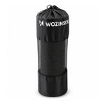 Wozinsky WNSP-15C Exercise Mat 183 x 61 x 1.5 cm Thick Gymnastics Mat for Yoga and Fitness - Black fekete jóga matrac 304004-208170