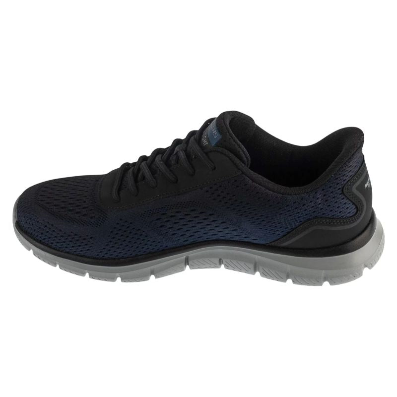 Skechers Slip-Ins: Track – Revno Navy Blue sötétkék utcai cipő 233038-NVBK