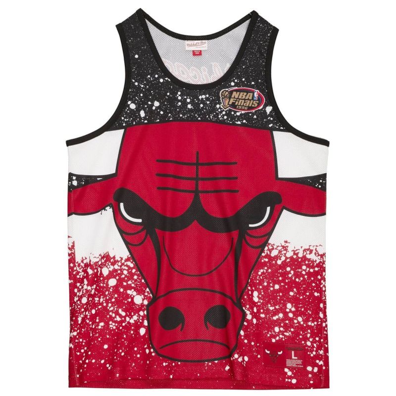 Mitchell & Ness NBA Chicago Bulls Men's Sports Tank Top 5xl atléta