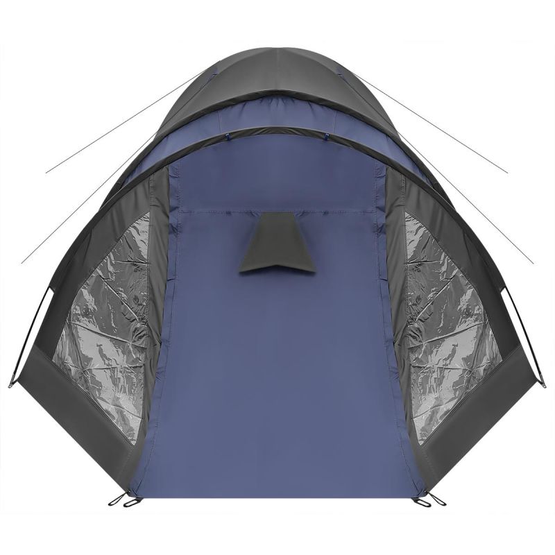 Enero Camp 4-Person Cool Black-Blue Tent kék tents, tourist equipment
