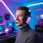 head Acefast H11 Wireless On-Ear Gaming Headphones - Black fekete headsets
