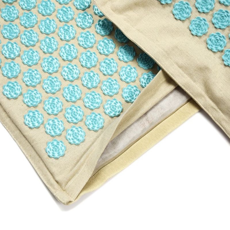 Smj Acupressure mat + pillow sport YG009 Premium Eco (linen coconut buckwheat) Edzőfelszerelés