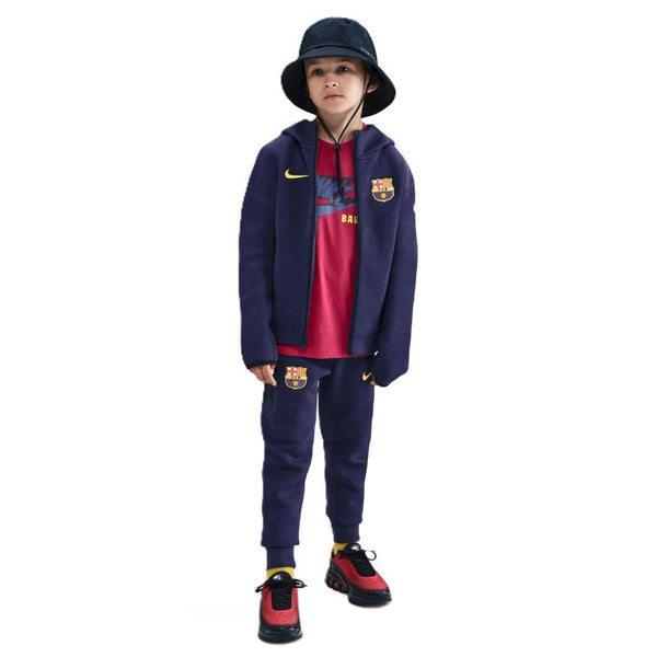 Nike Junior FC Barcelona Tech Hoodie HQ8024-595 Ruházat