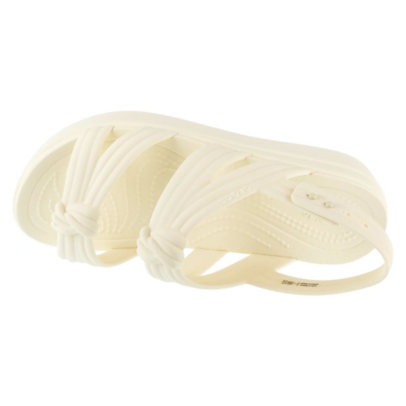 Crocs Brooklyn Knot Low Wedge Sandal Beige 36/37 papucs 212864-105