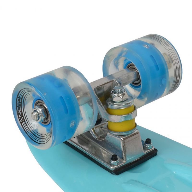 Enero Plastic skateboard 22" Led blue kék skateboards