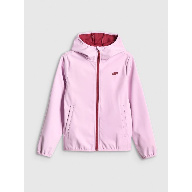 Girls' softshell jacket, windproof membrane 5000, 4F 4FJWSS26TSOFF478-47S kabát
