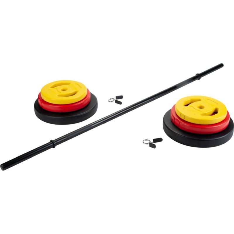 Pure 2 Improve Composite Folding Barbell 20kg 130cm fekete training equipment