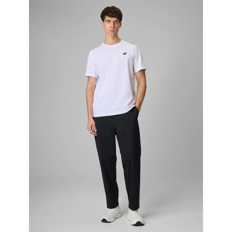 Men's regular plain T-shirt 4F 4FRMM00TTSHM4192-10S póló