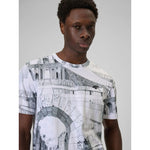4F Men's regular printed T-shirt póló