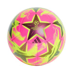 Adidas UCL Club 26/27 League Stage Pink and Yellow sárga futball labda KE9760