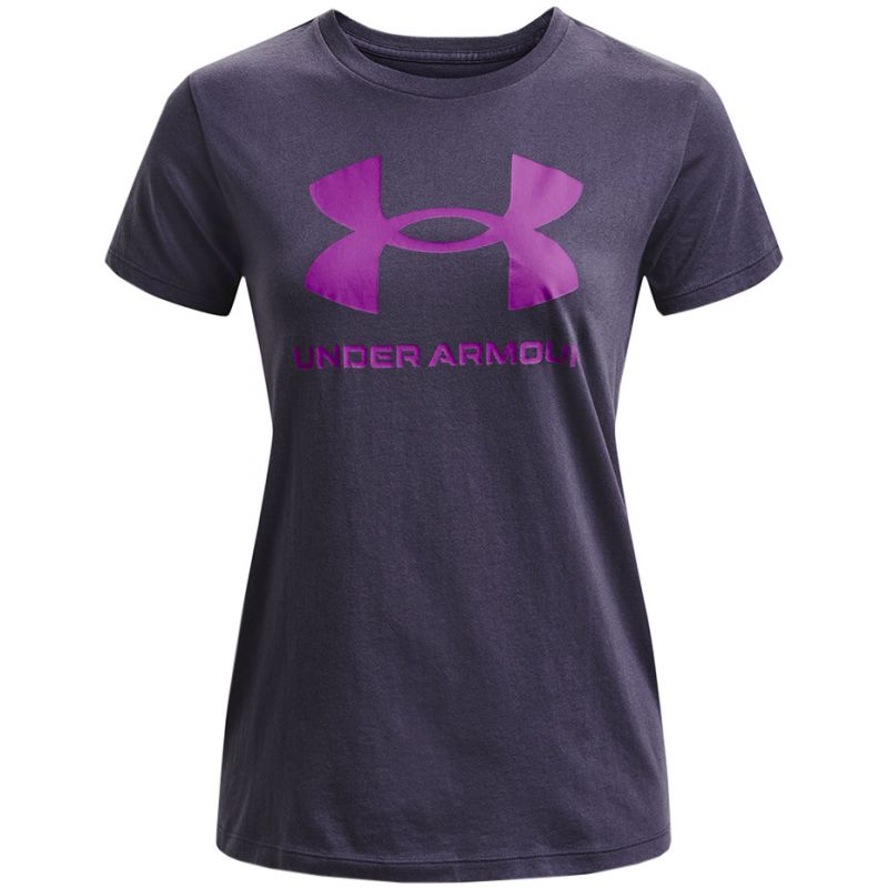 Under Armour Women's Live Sportstyle Graphic SSC T-Shirt Purple 1356305 558 Ruházat