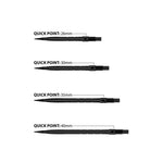 Harrows QUICK POINT sharp steel tips - MICRO RIDGE black 40 mm papucs