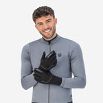 Rogelli TOCCO winter gloves black fekete kesztyű
