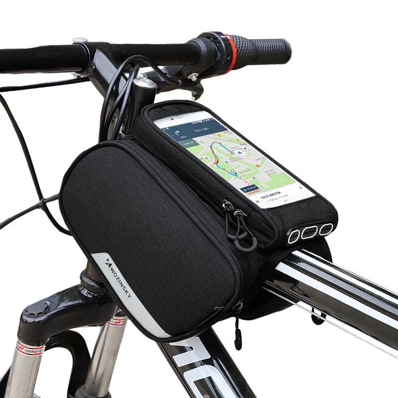 Wozinsky frame bike + detachable phone cover up to 6.5 "1.5l black ( ) fekete táska 304004-50809