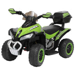 Enero Quad Car With Micron Battery Green zöld toys