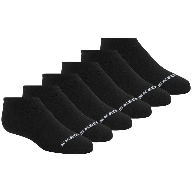 Skechers 6pk Core Lowcut Lg Socks S118209-BLK Black 35-38 General
