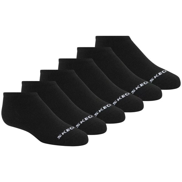 Skechers 6pk Core Lowcut Lg Socks S118209-BLK Black 35-38 General