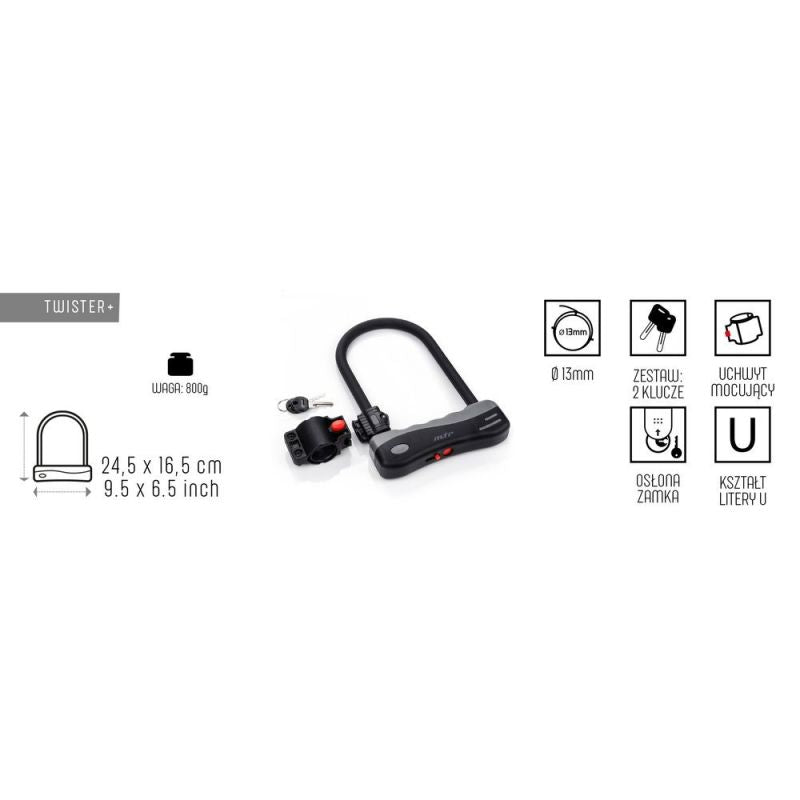 Meteor Twister Bike Lock