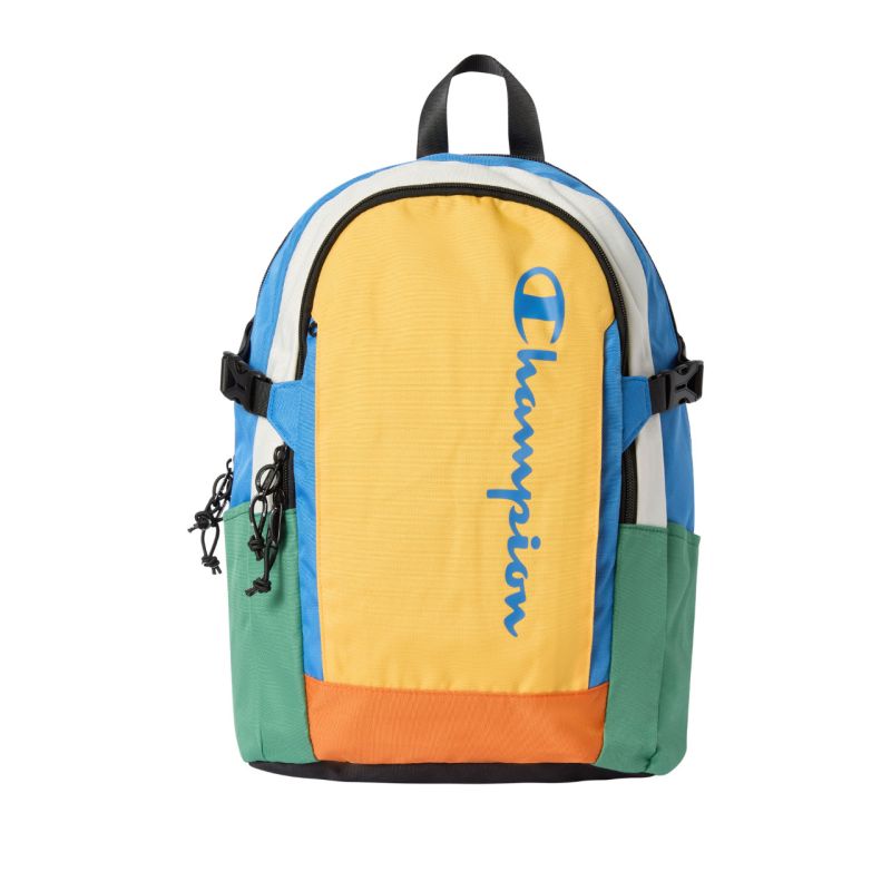 Champion Backpack Yellow-Blue-Green 806243 YS164 zöld hátizsák