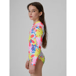4F Girls' one-piece swimsuit with UPF50+ filter 158/164 kiegészítő 4FJRSS26USWSF144-92A