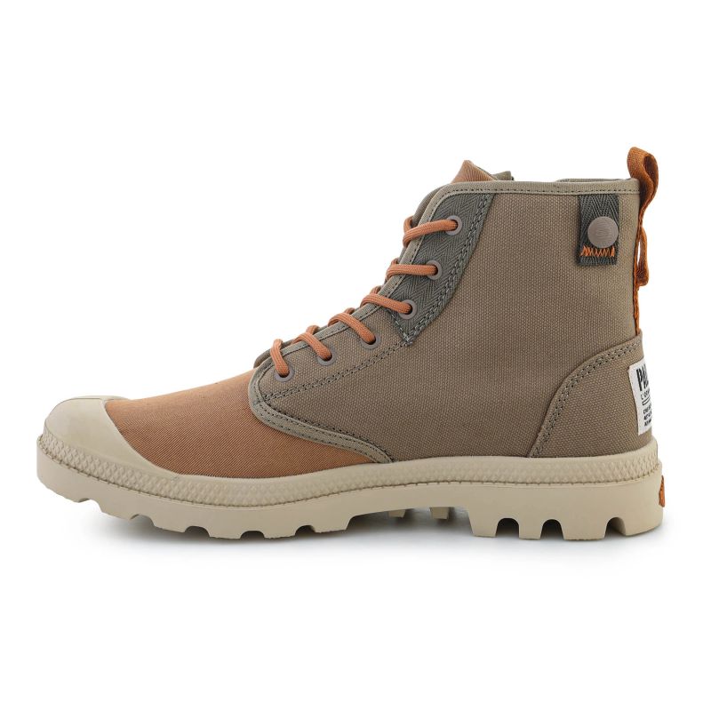 Palladium Men's Pampa Detroit Zip SU 04612-961-M Dusky Green/ barna táska