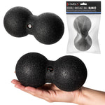 HMS Double Massage Ball / Duo Ball BLM02 8*16CM fekete edzéssegítő 17-42-024