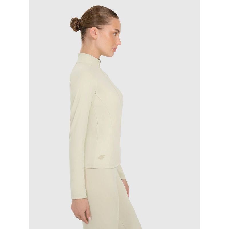 Women's slim quick-drying training sweatshirt 4F 4FRAW25TFSWF0808-83S