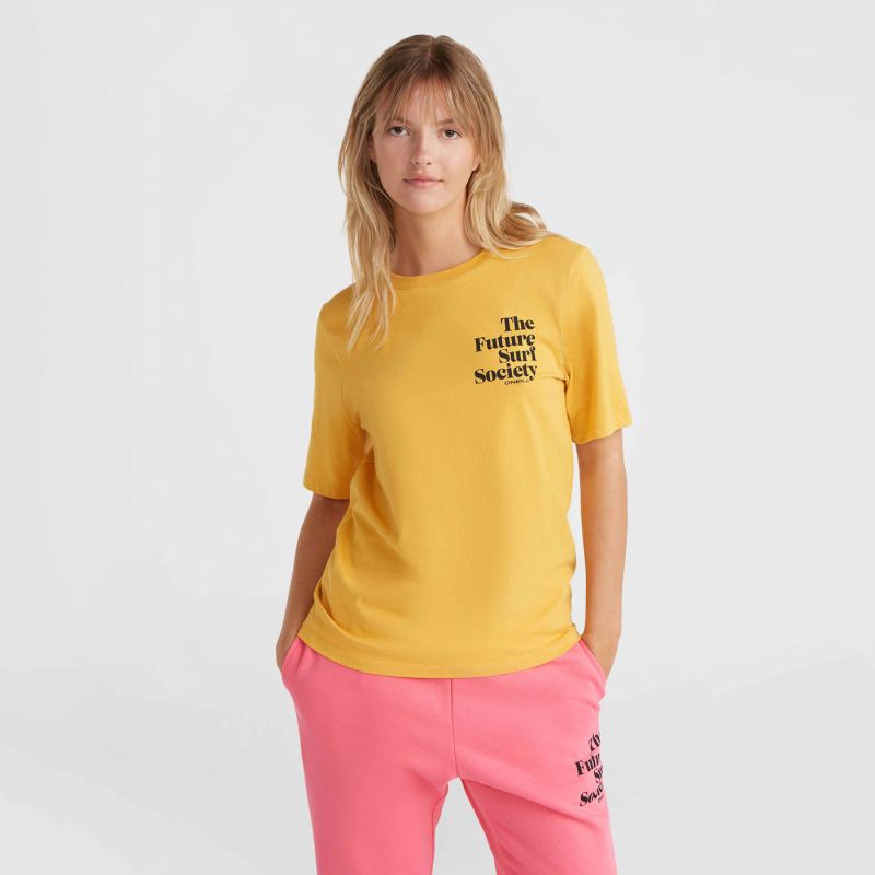 O'Neill Future Surf Society Regular T-Shirt W sárga póló