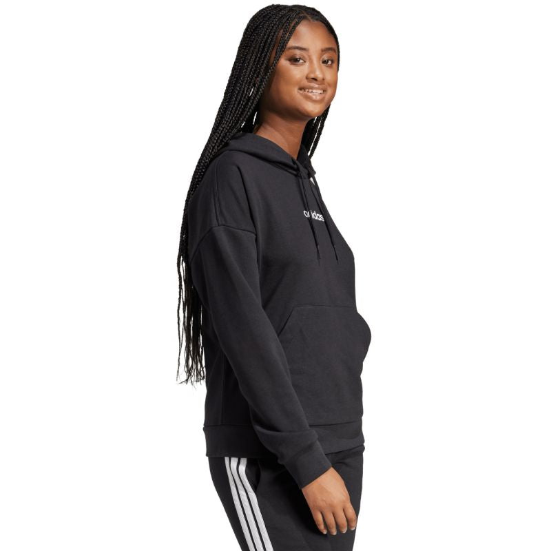 adidas Essentials Linear French Terry Hoodie W JV7841 Pulóver