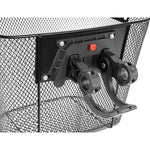 Front Bicycle Basket Click-Mounted Black