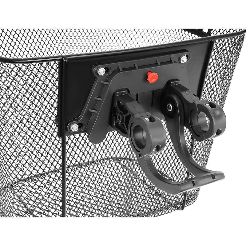 Front Bicycle Basket Click-Mounted Black
