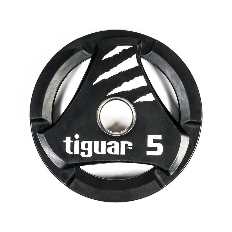 Tiguar PU Olympic plate 5 kg fekete kiegészítő TI-WTPU00500