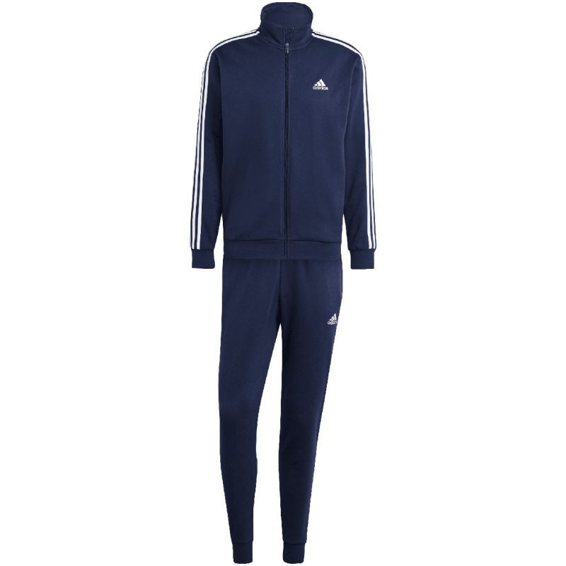 adidas Basic 3-Stripes Fleece M tracksuit IJ6064 Polár pulóver