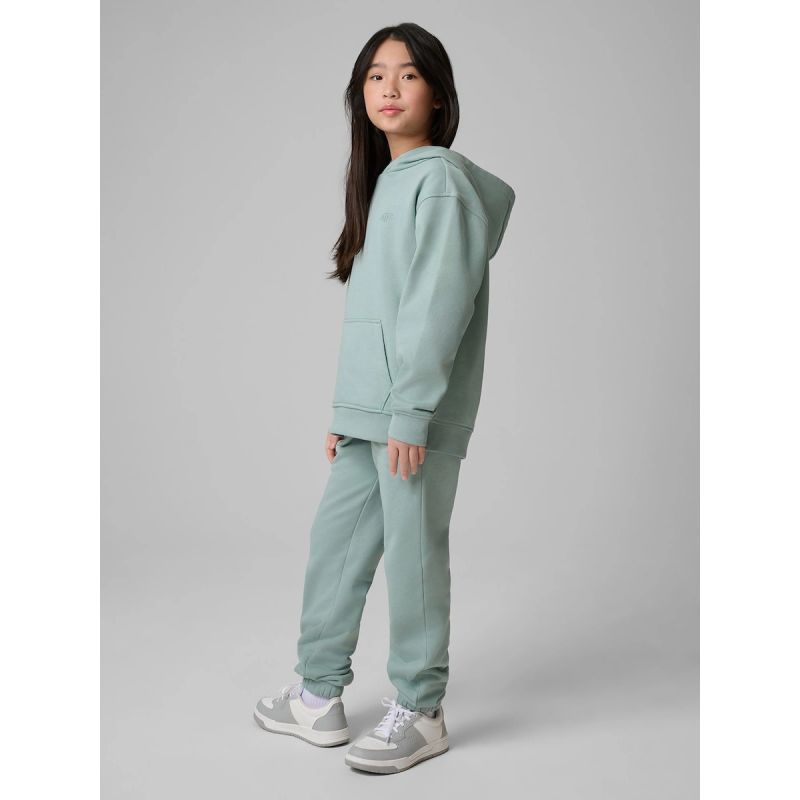 Girls' jogger sweatpants 4F 4FJRSS26TTROF1795-47S nadrág