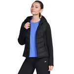 Skechers GO Shield Performance Elite Hooded fekete dzseki