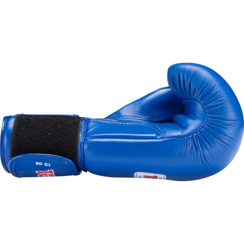 TOP TEN RTT-COMPETITION Leather Boxing Gloves 10oz (WORLD BOXING APPROVED) czerwony+10 oz kesztyű