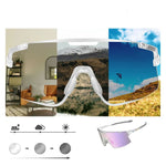 Rockbros SP338 ROAD TO SKY Cycling Glasses with Interchangeable Lenses - Clear przezroczysty training equipment