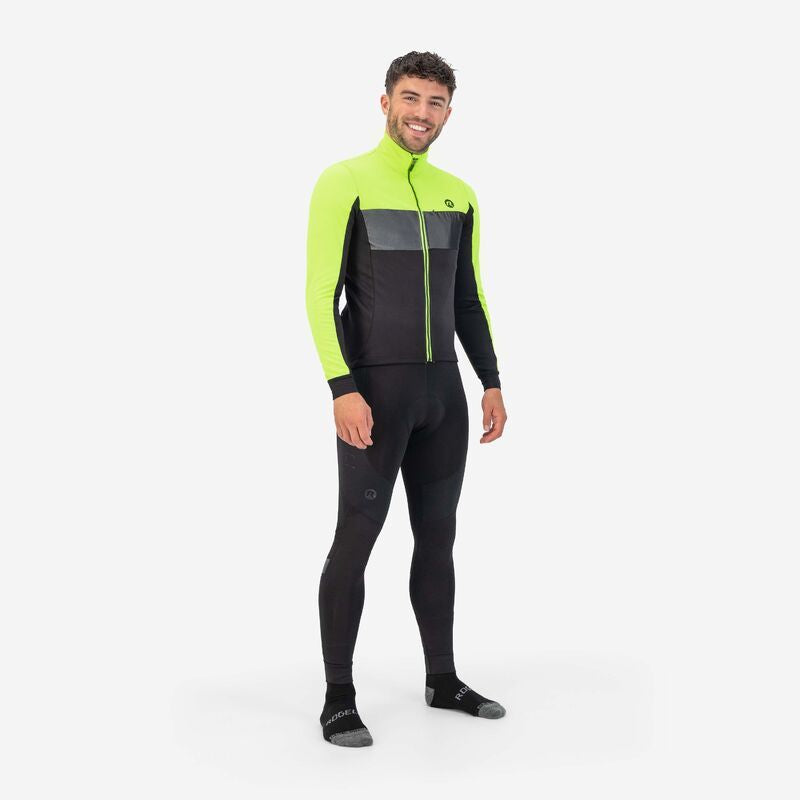 Rogelli winter ATTQ black-fluorescent 3XL fekete dzseki