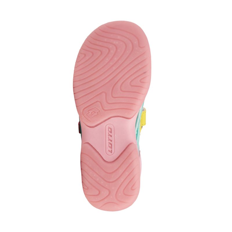 Lotto Macarella pink and blue children's sandals
