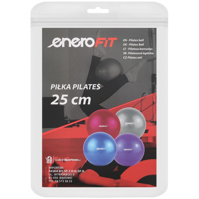 Enero Fitness Pilates 25cm Pink Fit rózsaszín labda