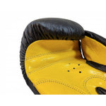 TOP TEN (W) FIGHT RTT-2 Boxing Gloves 10 oz Black and Yellow sárga kesztyű
