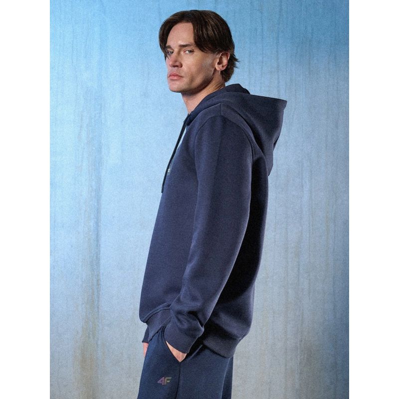Men's regular hooded sweatshirt 4F