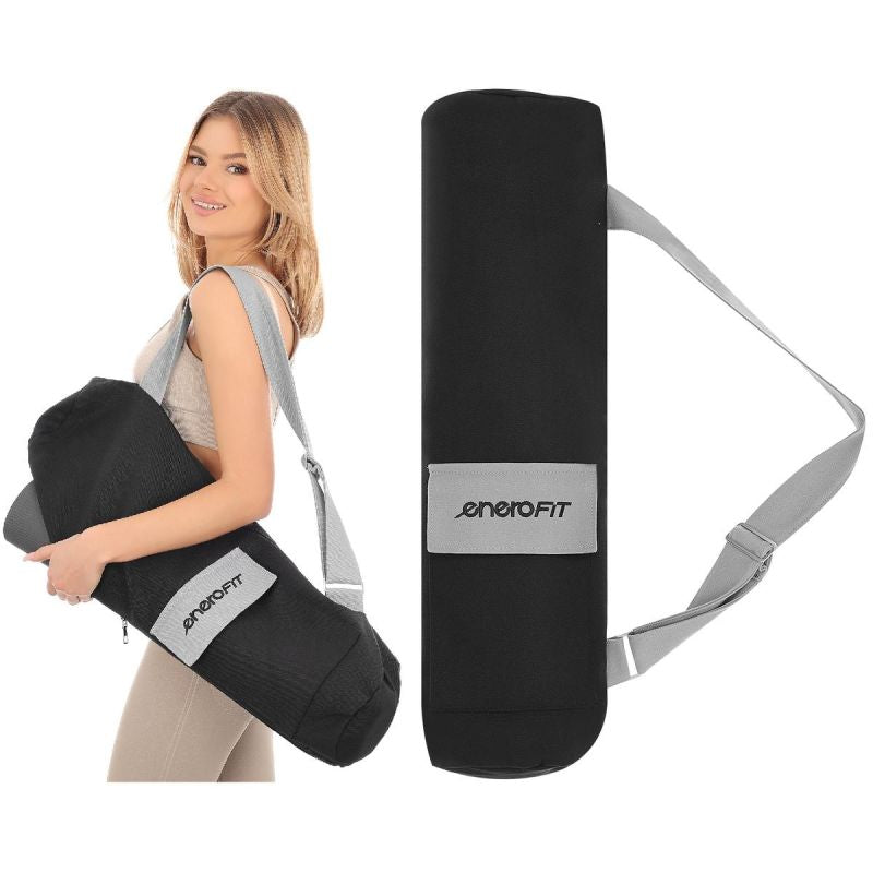 Enero Fit Yoga Mat Bag With Strap fekete covers, training equipment, bags